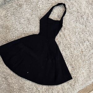 Chic Black Backless Dress